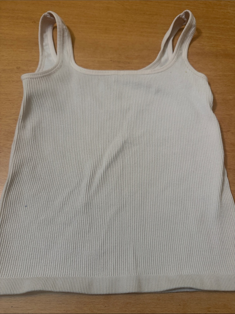 Everyday Ribbed Tank Top - Cream